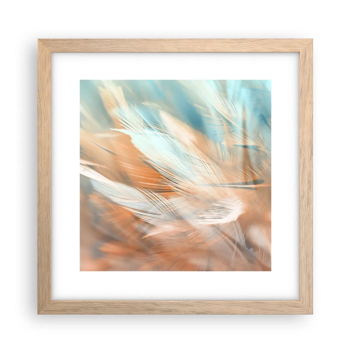 Affisch i ram av ljusek - I mildhetens land - 30x30 cm