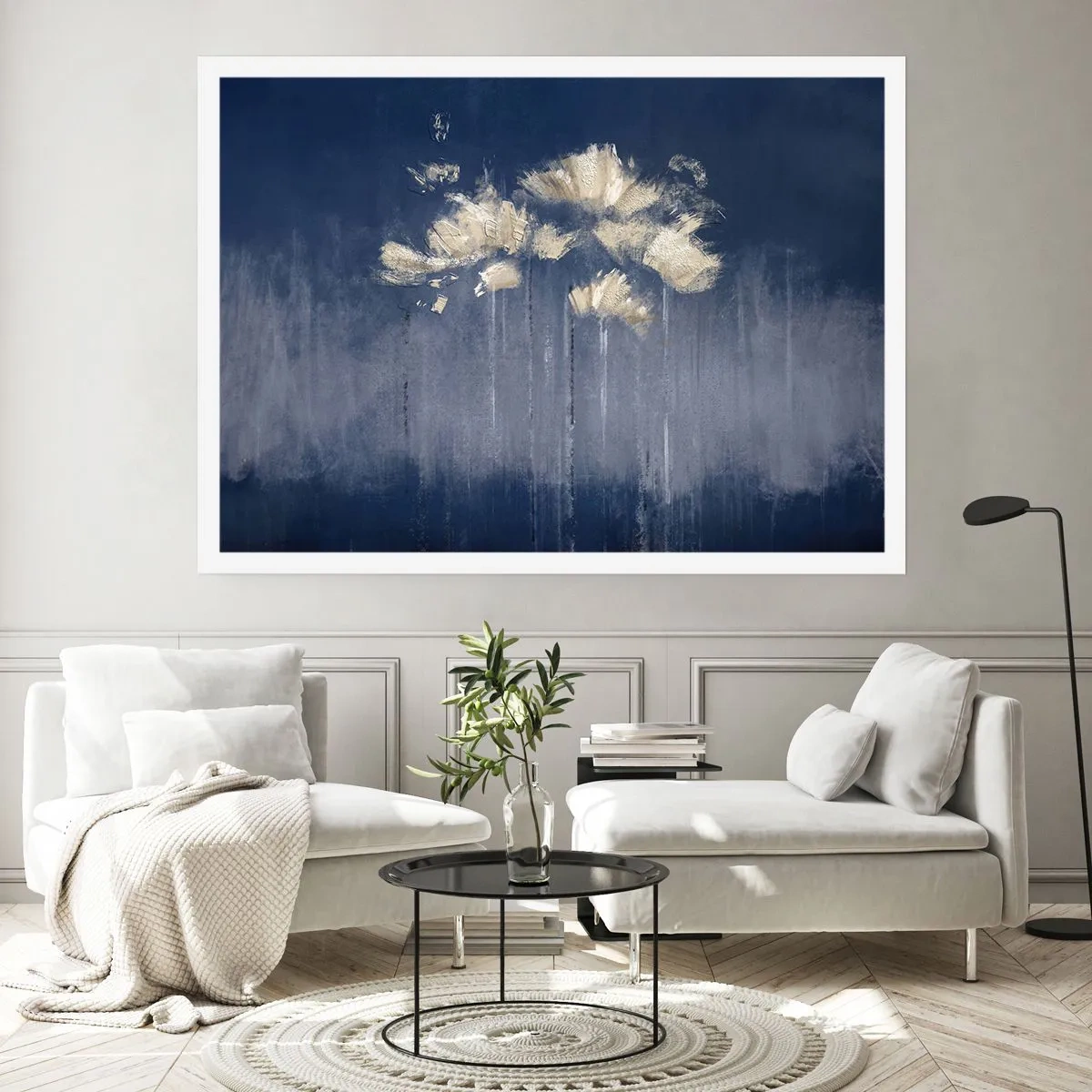 Affisch - Som kronblad i vinden - 100x70 cm