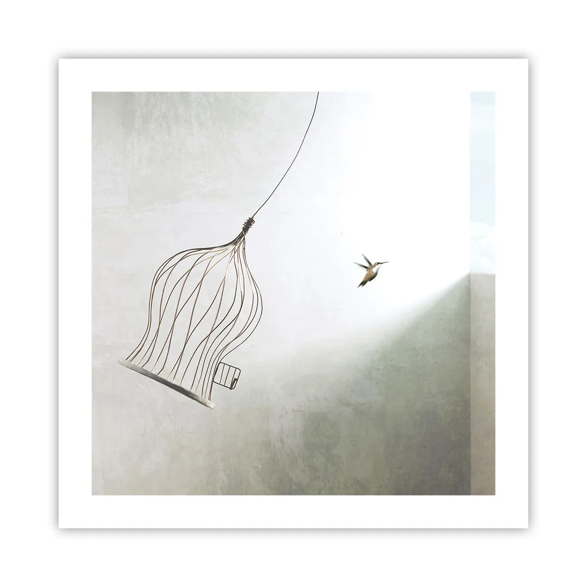 Affisch - I sitt esse - 50x50 cm