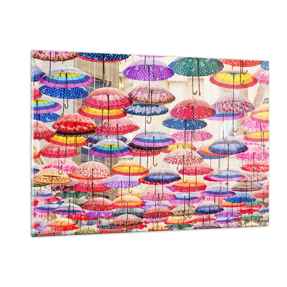 Glastavla - Bild på glas - Stadsäng - 120x80 cm