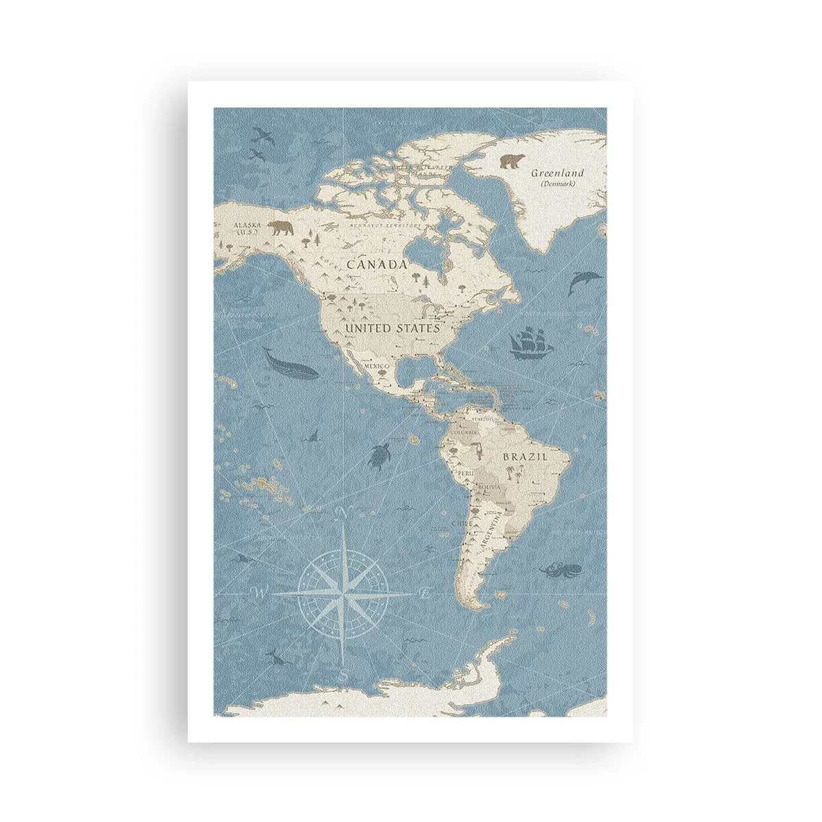 Affisch - En värld inom räckhåll - 61x91 cm