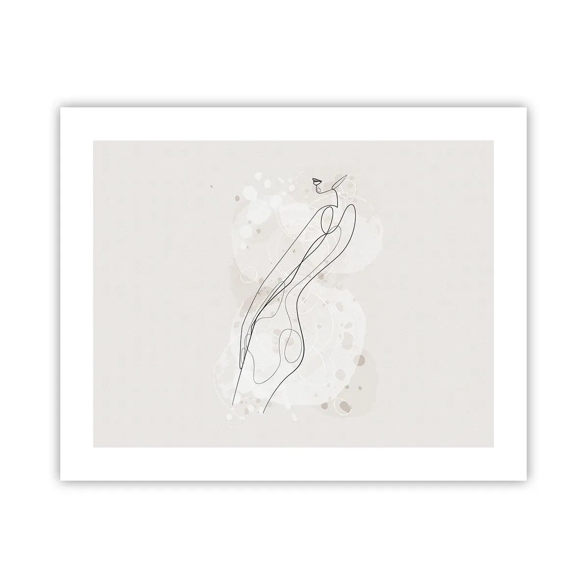 Affisch - Blicken går vilse - 50x40 cm