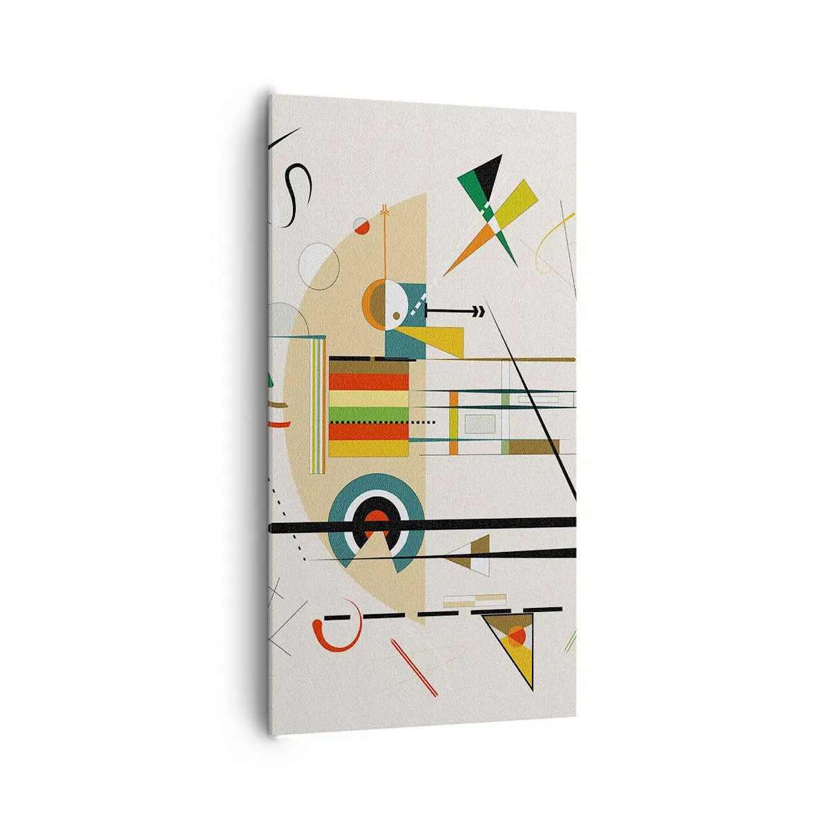 Canvastavla - Bild på duk - Så världen skrattar - 65x120 cm