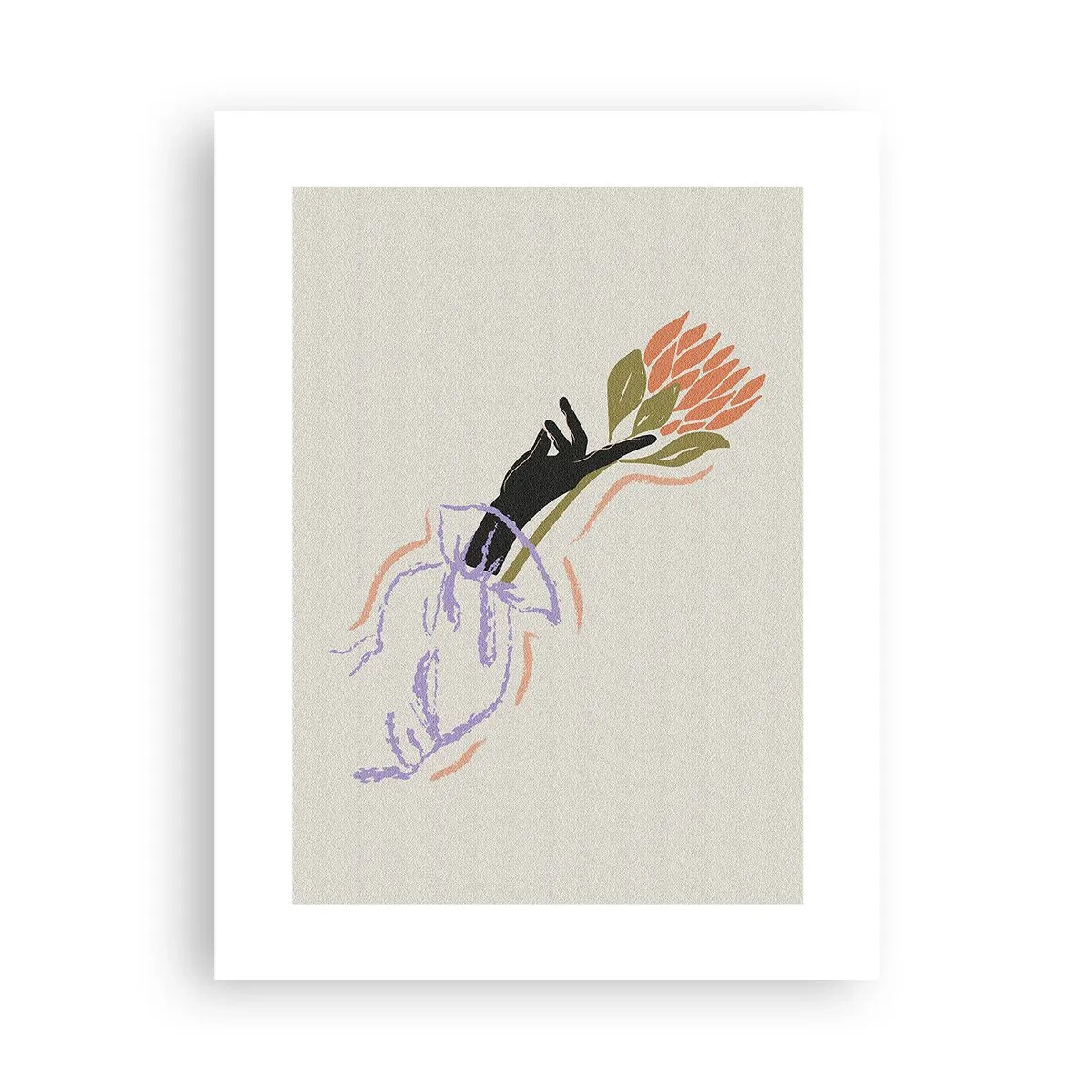 Affisch - En systerlig beröring - 30x40 cm