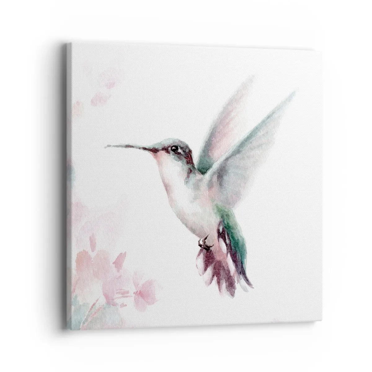 Canvastavla - Bild på duk - Fångad flaxande - 40x40 cm