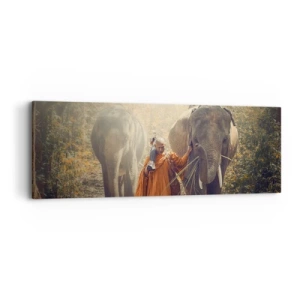 Canvastavla - Bild på duk - Full förståelse - 90x30 cm