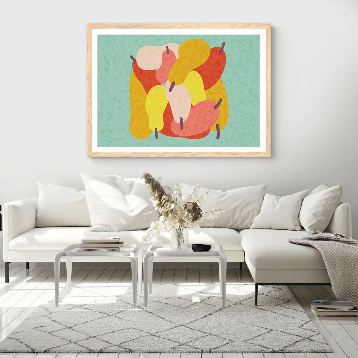 Affisch i ram av ljusek - Smaka på sommarsolen - 100x70 cm