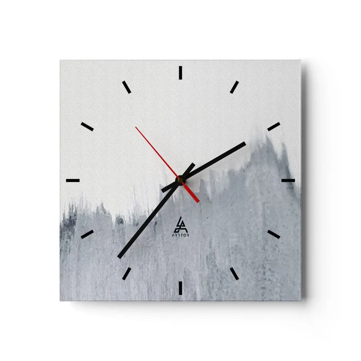 Väggklocka - Klocka på glas - Mystisk skiva - 40x40 cm
