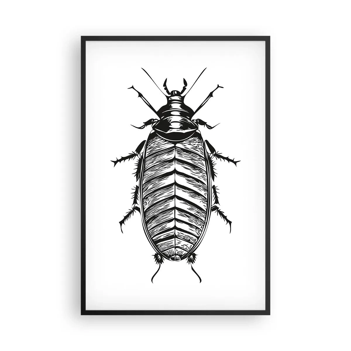 Affisch i svart ram - Vilket exemplar! - 61x91 cm