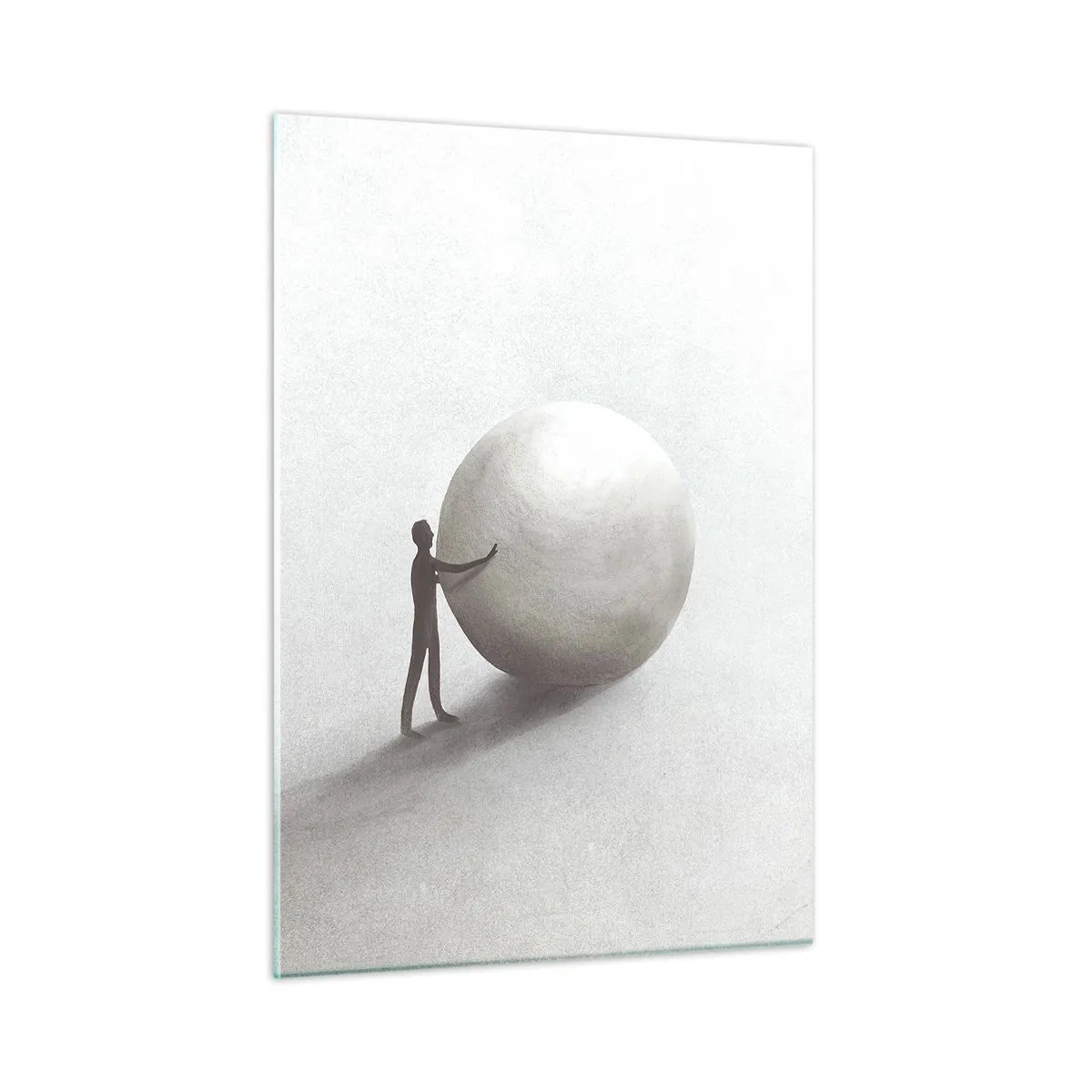 Glastavla - Bild på glas - Livets spel - 50x70 cm