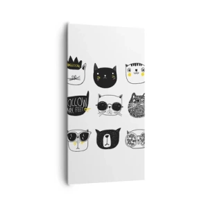 Canvastavla - Bild på duk - Varje annorlunda - 65x120 cm