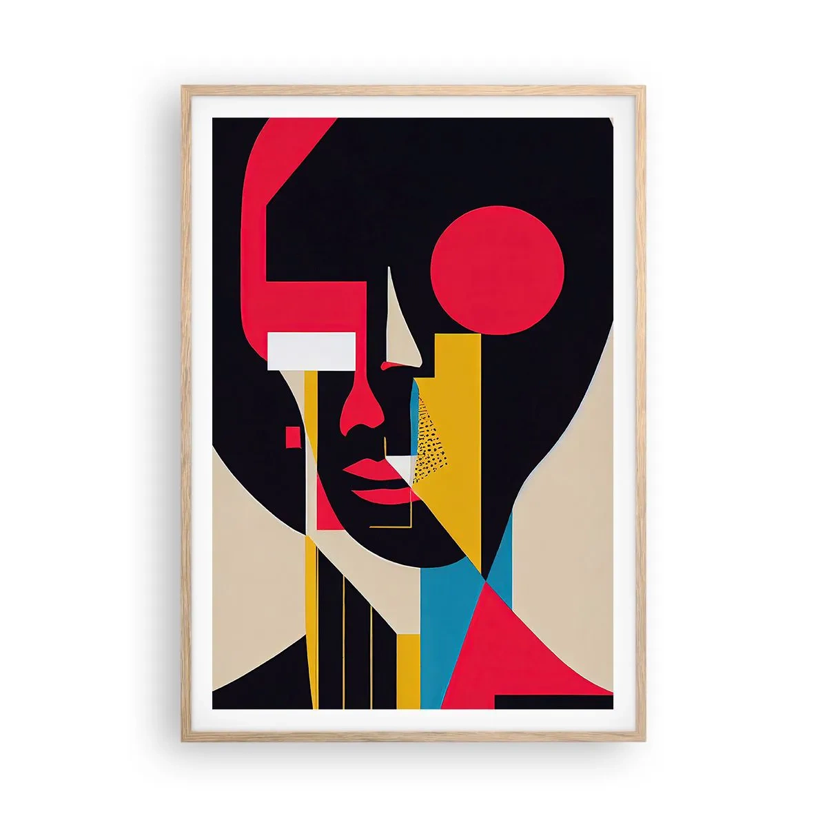 Affisch i ram av ljusek - Hennes inre värld - 70x100 cm