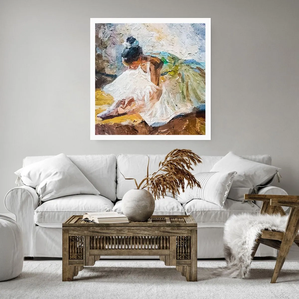 Affisch - Från Degas tavla - 50x50 cm