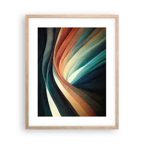 Affisch i ram av ljusek - Vävd av färger - 40x50 cm