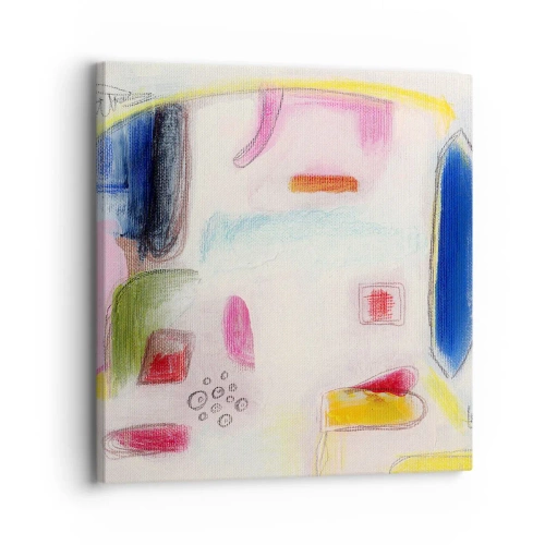 Canvastavla - Bild på duk - Mera konvex än konkav eller platt - 30x30 cm
