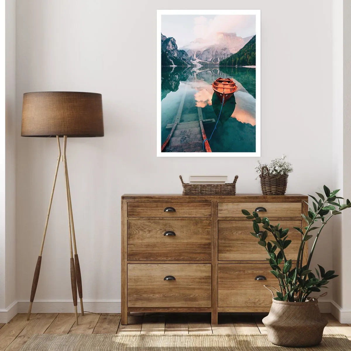 Affisch - Lugn bergsömn - 50x70 cm