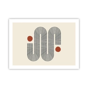 Affisch - från början till slutet - 70x50 cm