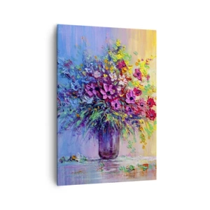Canvastavla - Bild på duk - Sommarängens gåva - 70x100 cm