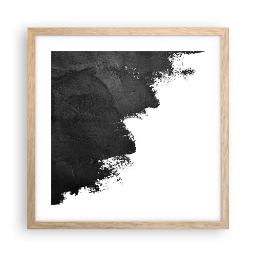 Affisch i ram av ljusek - Element: jord - 40x40 cm