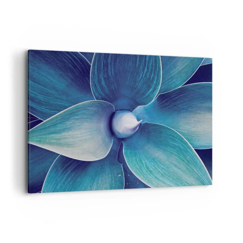 Canvastavla - Bild på duk - Blått från himlen - 100x70 cm