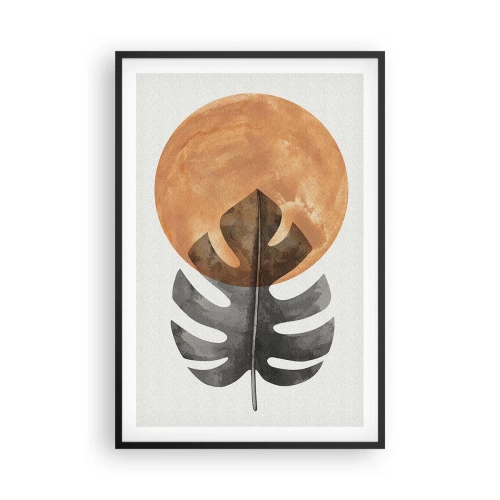 Affisch i svart ram - Alltid solen - 61x91 cm