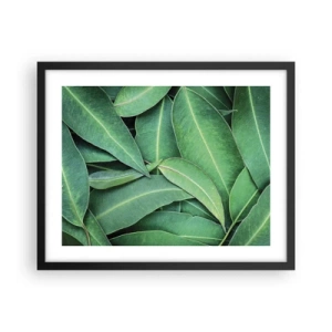 Affisch i svart ram - Saftiga och fräscha - 50x40 cm