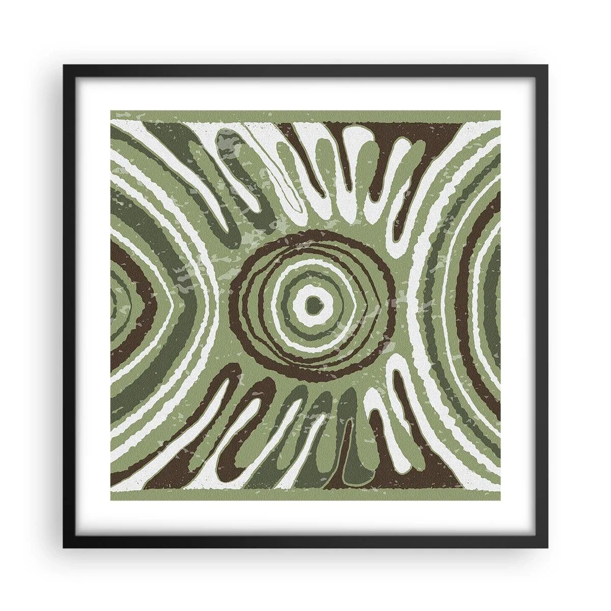 Affisch i svart ram - Explosion av känslor - 50x50 cm