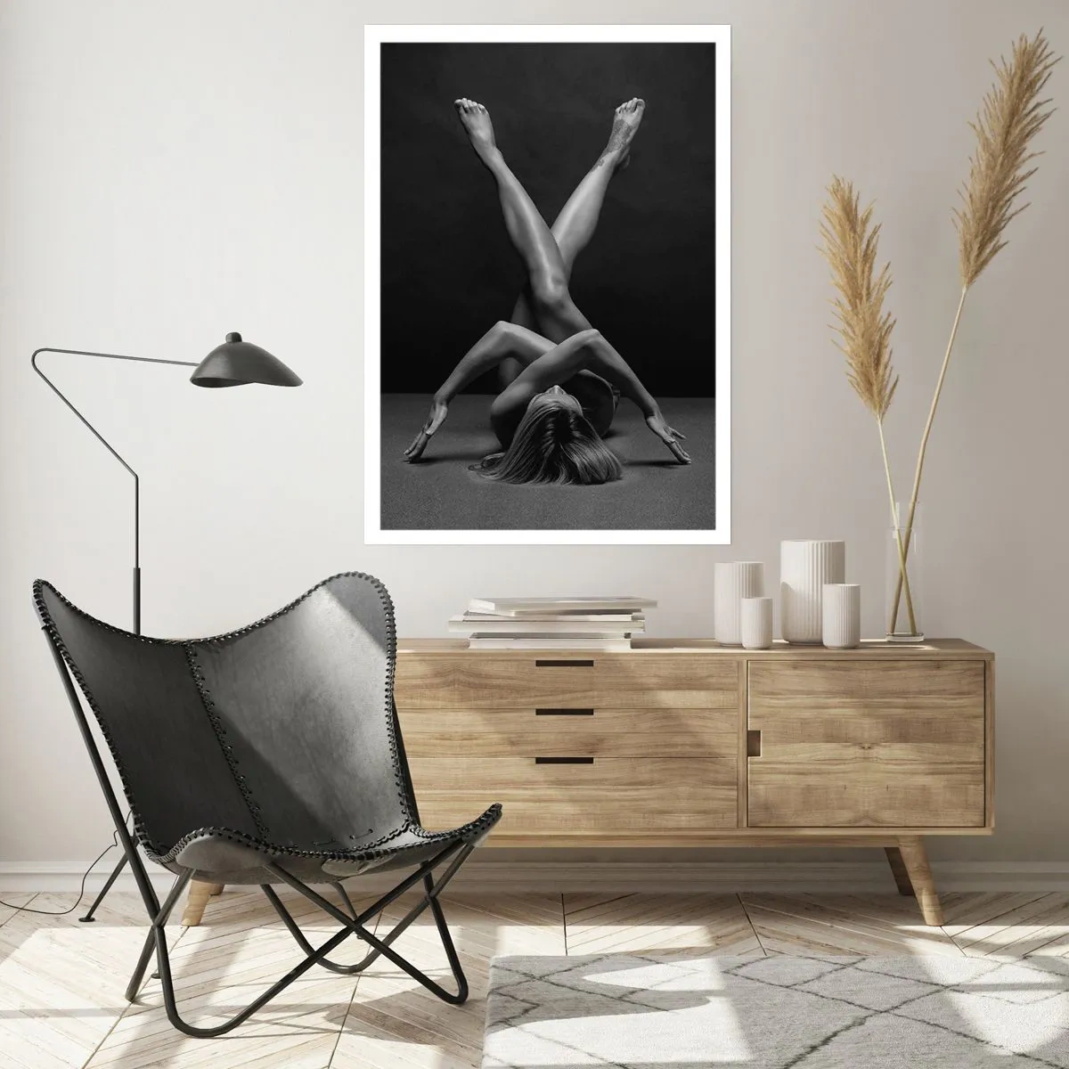 Affisch - Nakenhetens geometri - 50x70 cm
