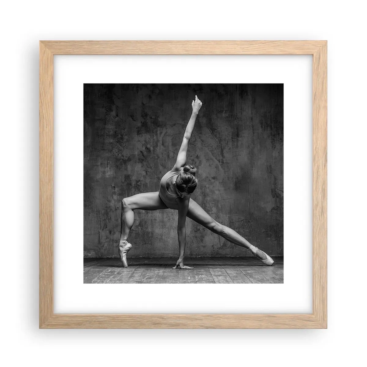 Affisch i ram av ljusek - Balansens ideal - 30x30 cm