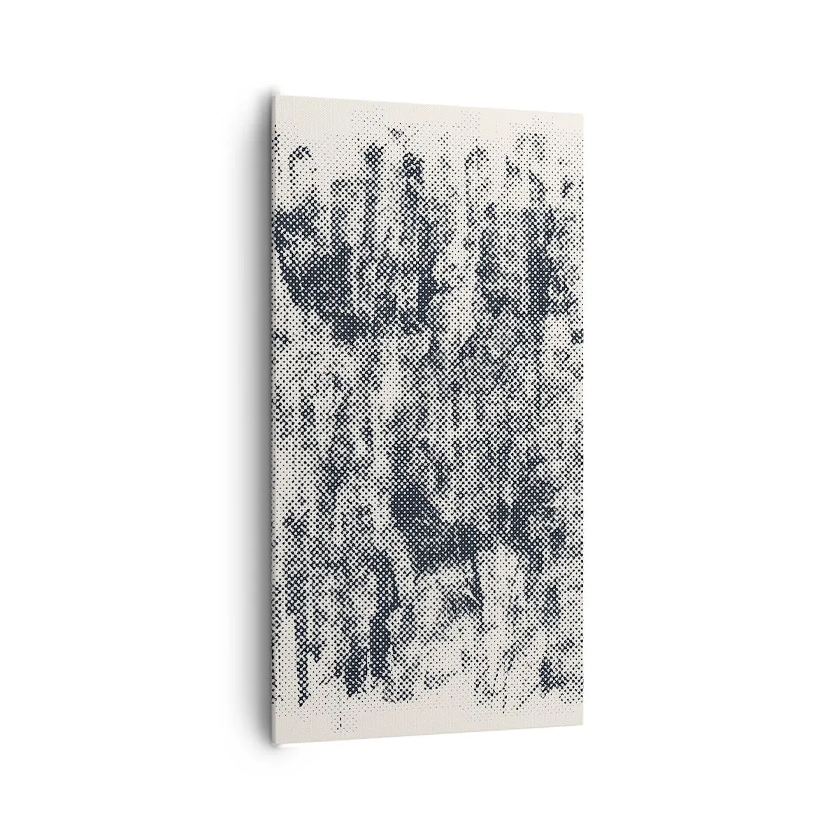 Canvastavla - Bild på duk - Dimmig komposition - 65x120 cm