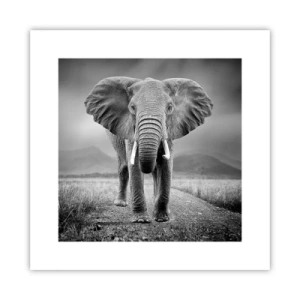 Affisch - Värden hälsar välkommen - 30x30 cm