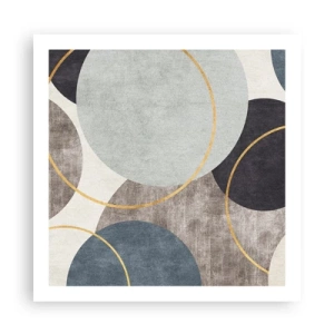 Affisch - Cirkel efter cirkel - 60x60 cm