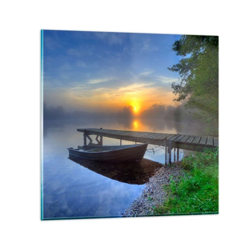 Glastavla - Bild på glas - Det vanliga förvandlas till det magiska - 30x30 cm