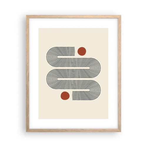 Affisch i ram av ljusek - från början till slutet - 40x50 cm