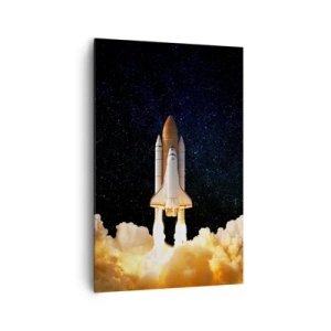 Canvastavla - Bild på duk - Ad astra! - 80x120 cm