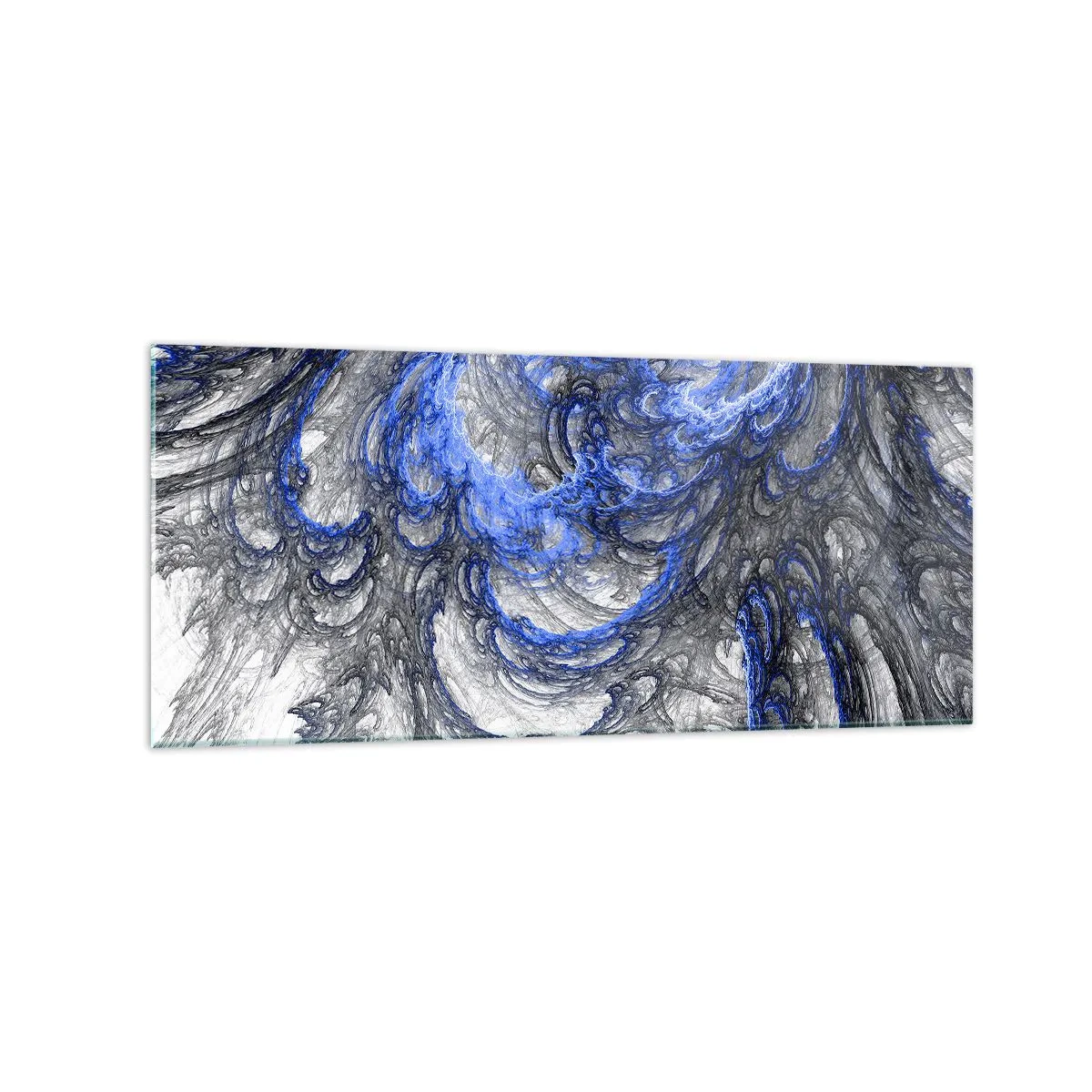 Glastavla - Bild på glas - Vågens födsel - 120x50 cm