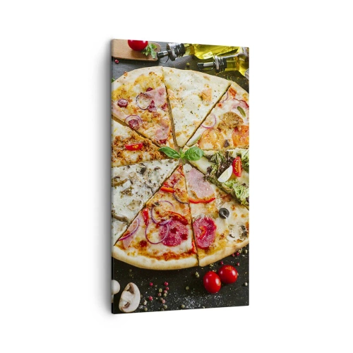 Canvastavla - Bild på duk - Smakurval - 45x80 cm