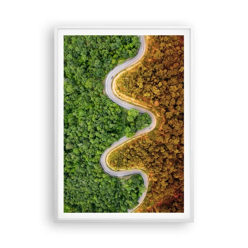 Affisch i vit ram - Gränser och genombrott - 70x100 cm