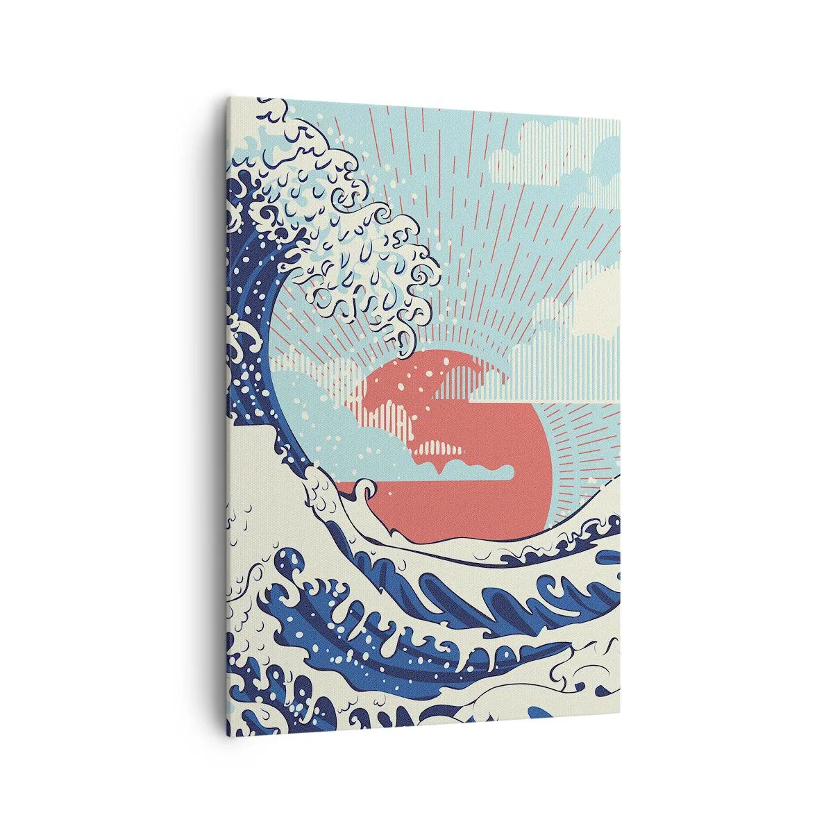 Canvastavla - Bild på duk - Ur japanska inspirationer - 70x100 cm