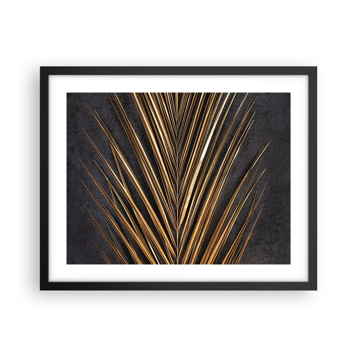 Affisch i svart ram - Tropikens guld - 50x40 cm