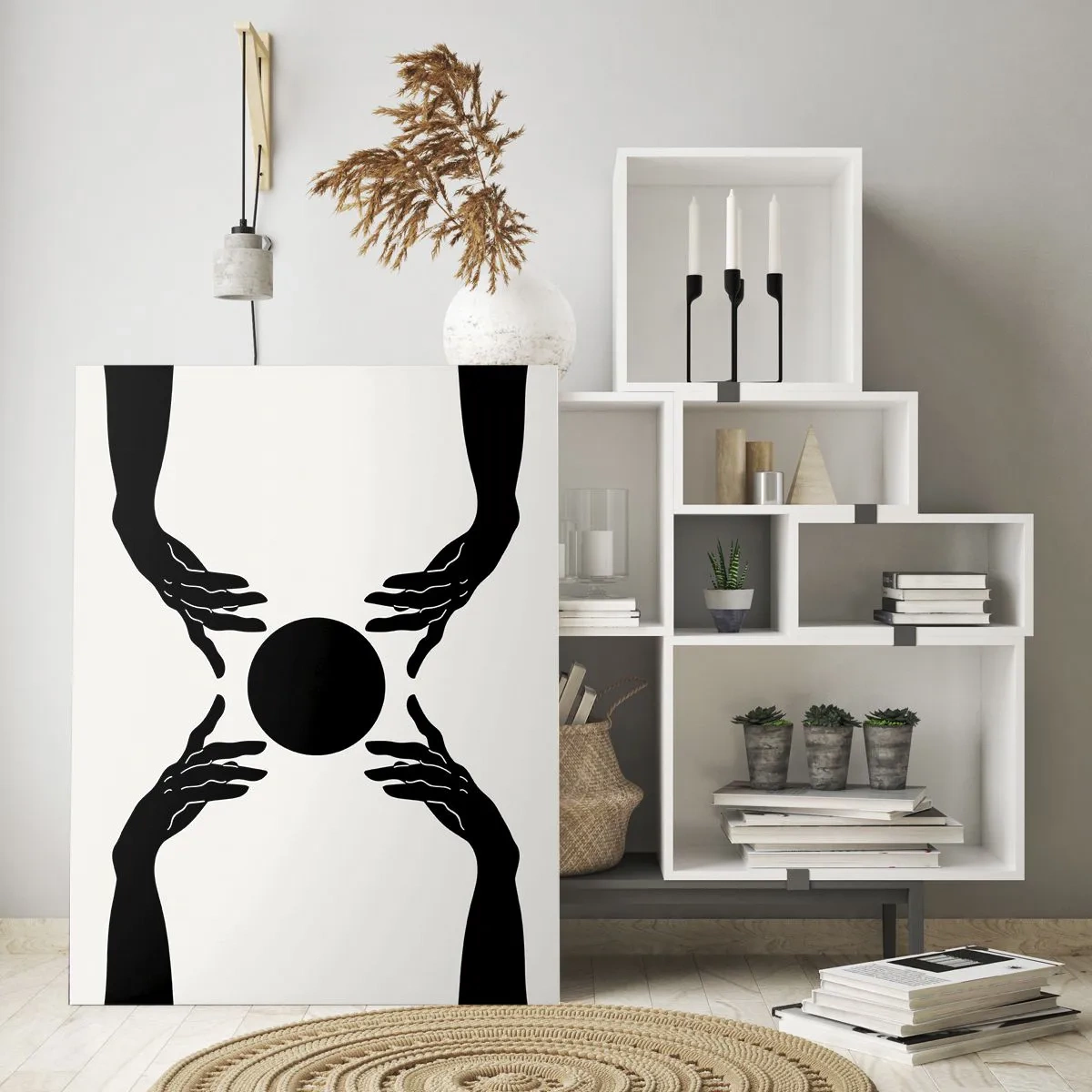 Glastavla - Bild på glas - Ett hemligt tecken - 80x120 cm