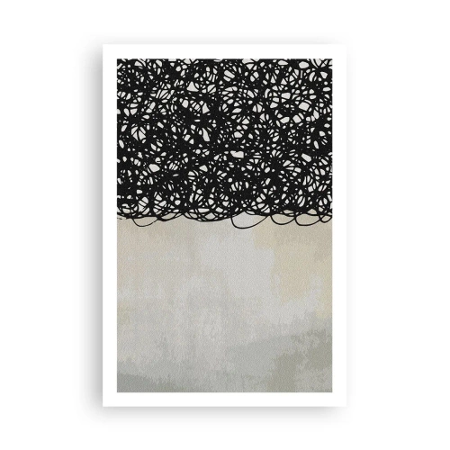 Affisch - En virvlad abstraktion - 61x91 cm