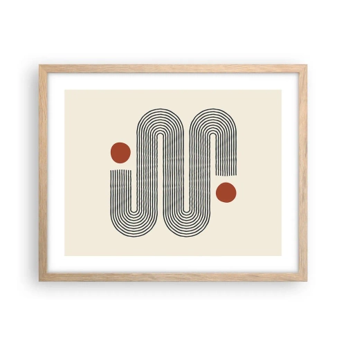 Affisch i ram av ljusek - från början till slutet - 50x40 cm