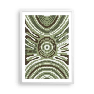 Affisch i vit ram - Explosion av känslor - 50x70 cm