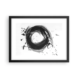 Affisch i svart ram - Skapandets virvel - 40x30 cm