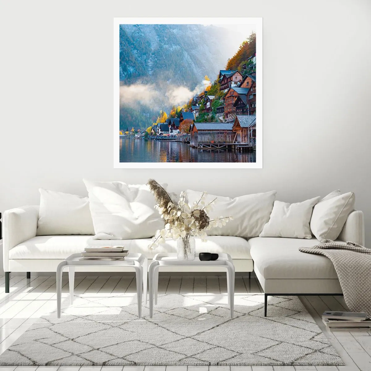Affisch - Alpina klimat - 50x50 cm