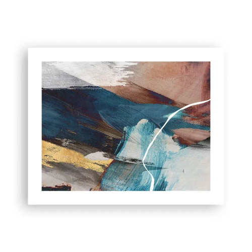 Affisch - Med styrka och energi - 50x40 cm