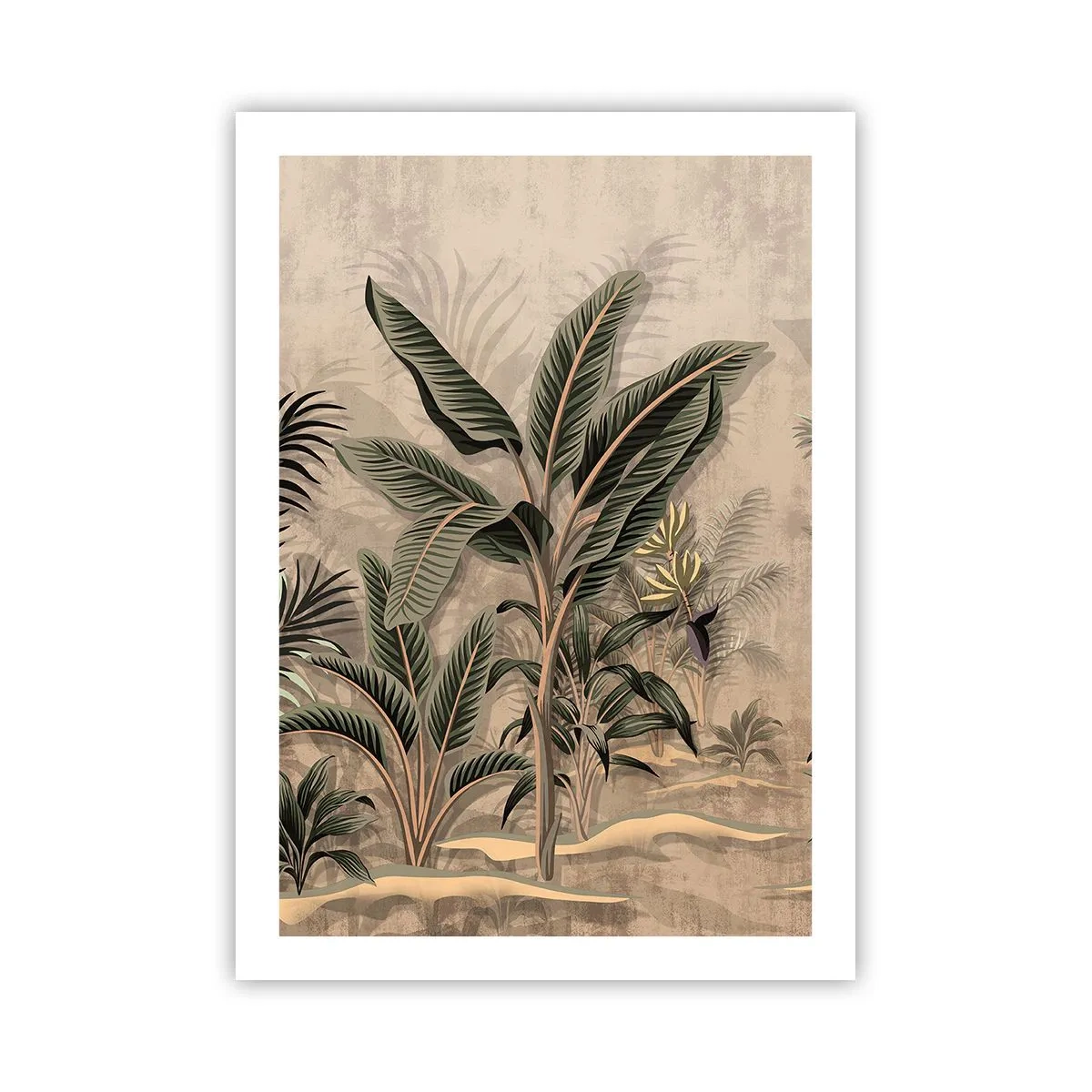 Affisch - Bild i kolonial stil - 50x70 cm