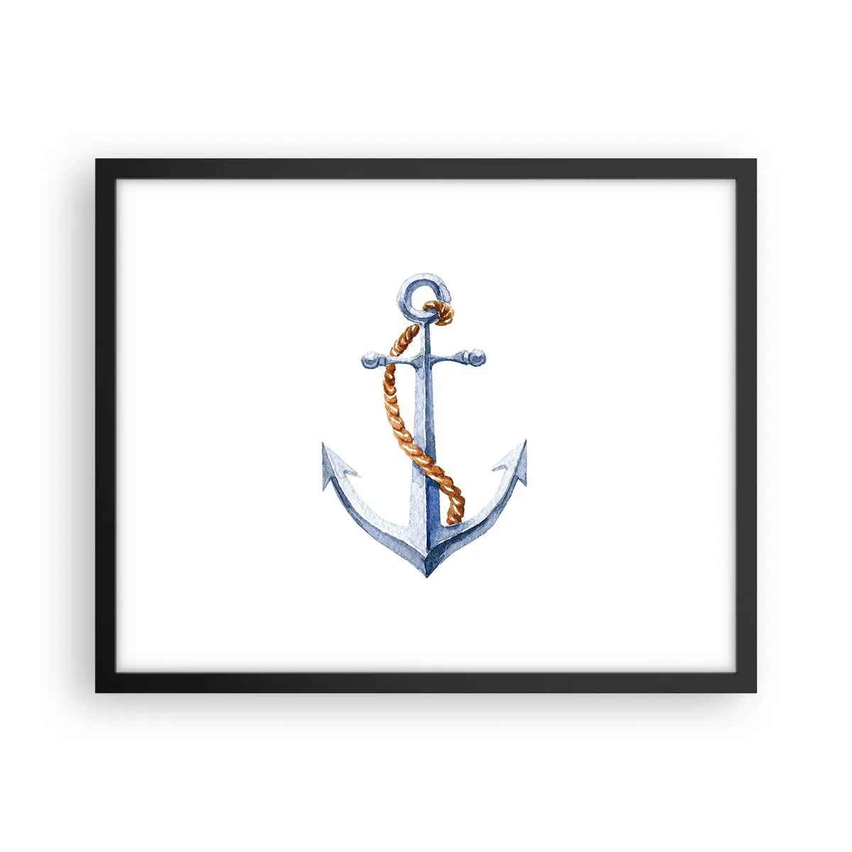 Affisch i svart ram - Heja äventyret! - 50x40 cm