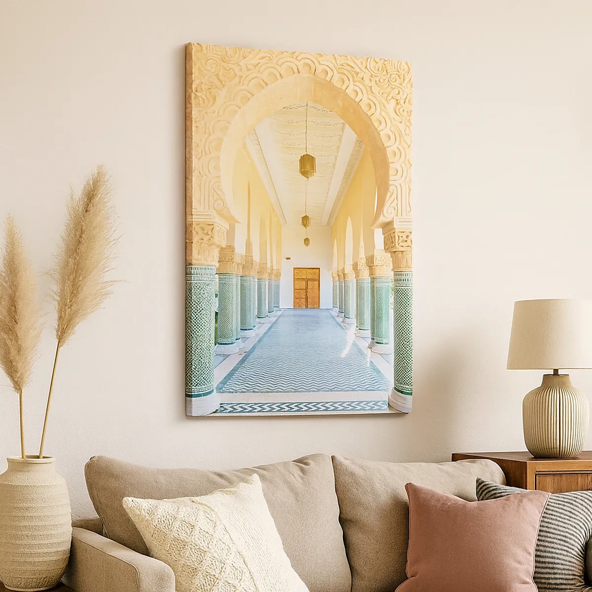 Canvastavla - Bild på duk - Från Scheherazades sagor - 50x70 cm